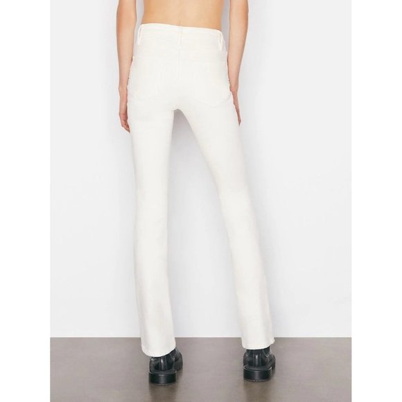 FRAME Le Mini Cropped Bootcut Jeans in Au Natural - NWT - Size 28 - Picture 2 of 4